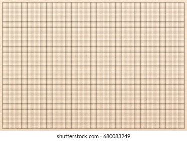 Brown Plotting Graph Grid Paper Background Stock Photo 680083249 ...