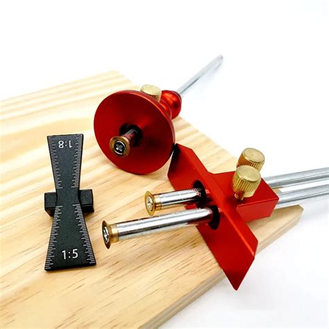 Woodworking Double Head Parallel Marking Ruler Dovetail Marker Gauge