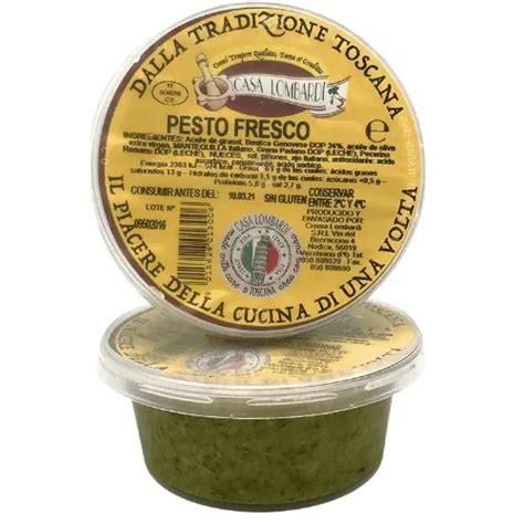 CASA LOMBARDI PESTO AL BASILICO 1 5kg Konserves Capri Import ApS