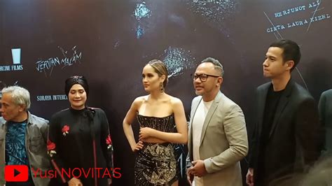 Cinta Laura Dan Herjunot Ali Di Prescon Film Jeritan Malam Youtube