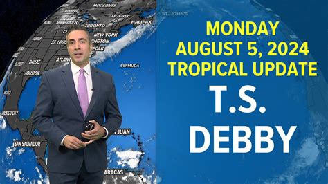 Tropics Update: Forecast for Debby path very uncertain, as storm leaves ...