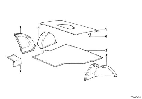 Original BMW Verkleidung Heckklappe 7er E32 HUBAUER Shop De