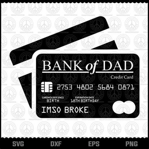 Bank Of Dad Svg Gift For Dad Father S Day Gift Father S Day Svg