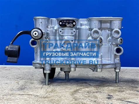 Кран управления пневмоподвеской оси BPW SAF прицепа Schmitz 35480180010 ...