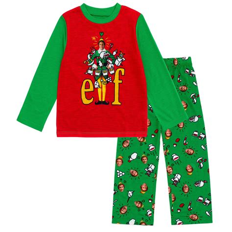 Elf Buddy the Elf Christmas Pajama Shirt and Pants Little Kid to Big