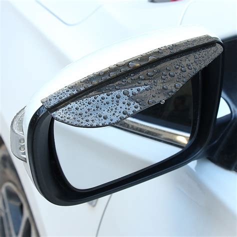 Flexible PVC Car Accessories Rearview Mirror Rain Shade Rainproof For Opel Mokka Insignia Vectra ...