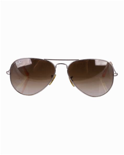 Culos De Sol Ray Ban Original Rb Aviator Prateado Feminino