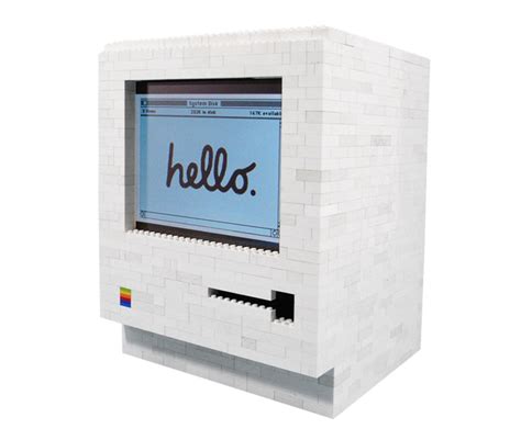 A LEGO 1984 Classic Macintosh Built for the iPad