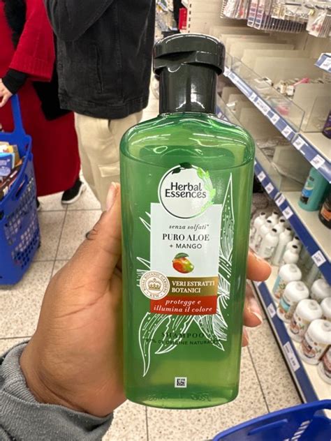 Herbal Essences Puro Aloe Mango Veri Estratti Botanici Shampoo INCI