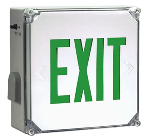 Outdoor Exit Sign