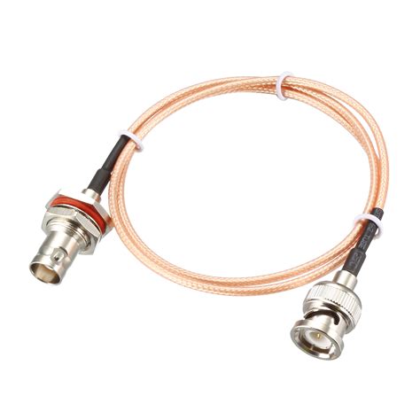 Bnc Bulkhead Female To Bnc Male Rg Rf Coaxial Extension Cable Ohm