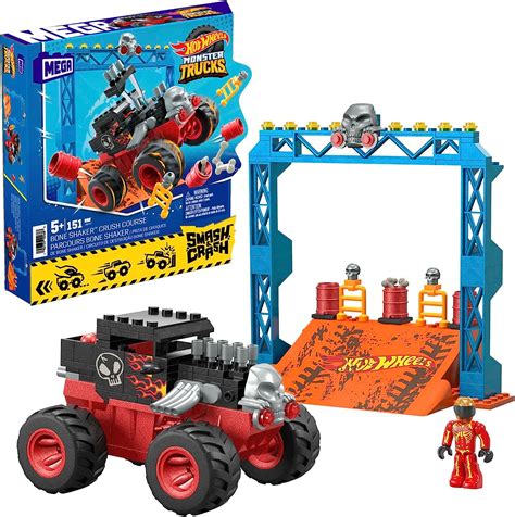 MEGA Construx Hot Wheels Monster Trucks Bone Shaker Crash Set HKF für inkl Prime