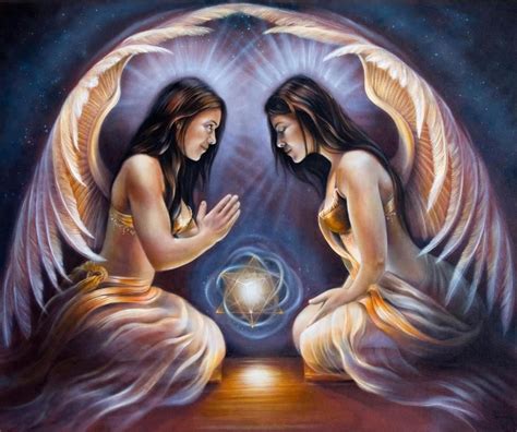 Twin Flame Angel Divine Feminine Illusions