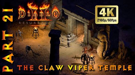 Diablo Ii Resurrected Necromancer Act Ii The Claw Viper Temple