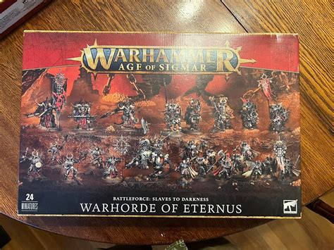 Gw Warhammer Aos Slaves To Darkness Warhorde Of Eternus Mixed Lot