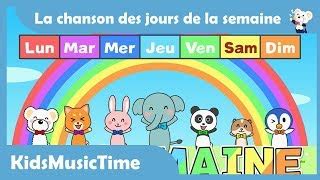 La chanson des jours de la semaine | Comptine pour apprendre les jours ...