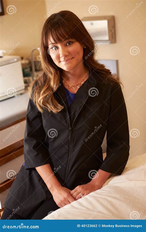 Female Beautician Doctor With Patient In Wellness Center Professional