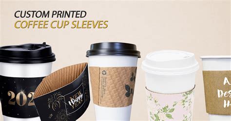 Custom Coffee Sleeves — Coffee Cup Sleeves Printing