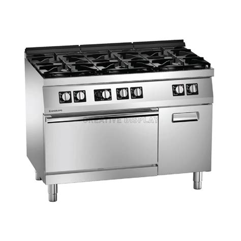 Angelo Po Burner Gas Range With Gas Static Oven In Qatar