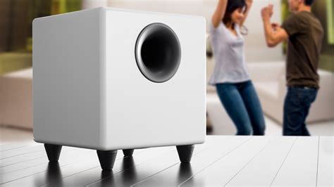 This powered subwoofer speaker has a built-in amplifier