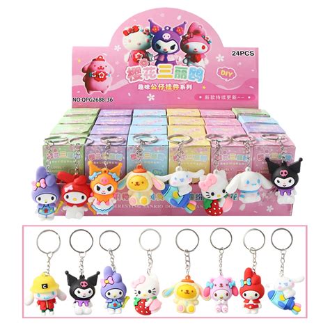 Sanrio Chaveiro Pingente Para Crian As Figuras Anime Aleat Rias