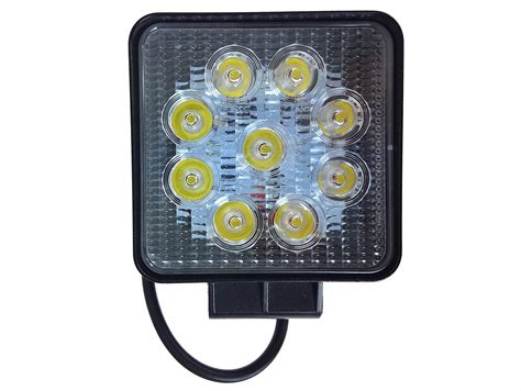 LAMPA 9 LED HALOGEN ROBOCZY 27W 12 24V DIODOWA CE 7778635525