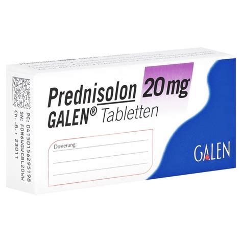 Prednisolon Mg Galen Tabletten St Online Kaufen Docmorris