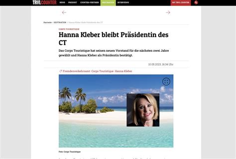 Corps Touristique wählt neuen Vorstand Hanna Kleber als Präsidentin