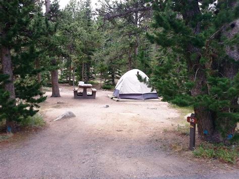 Longs Peak Campground Rocky Mountain National Park Colorado Co