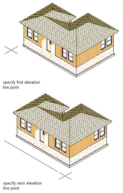 How To Draw Elevation Line In Autocad Design Talk