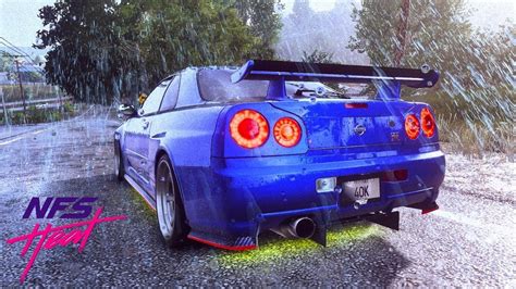 Need For Speed Heat Nissan Skyline Gtr R Gameplay Youtube