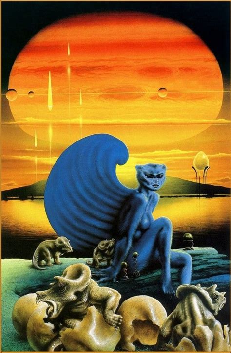 Sci Fi Illustrations By Jim Burns Art And Design Sci Fi Art Scifi Fantasy Art 70s Sci Fi Art