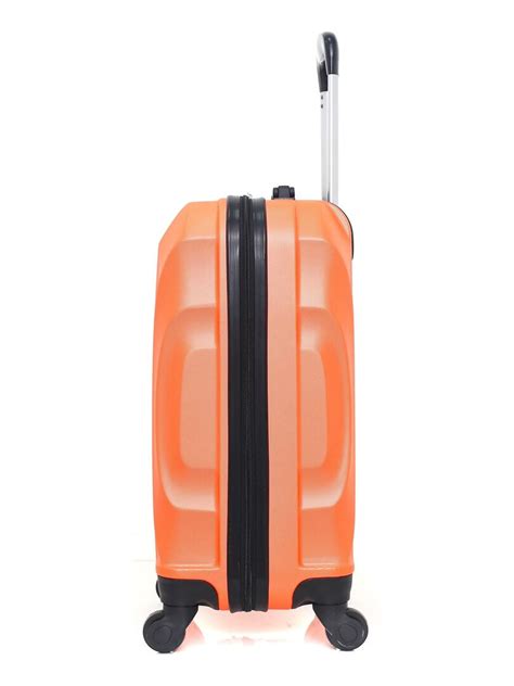 Hero Valise Cabine Abs Moscou E Cm Roues Orange Corail Kiabi