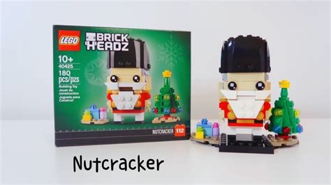 LEGO Brickheadz Nutcracker Unboxing Speed Build Set 40425 乐高