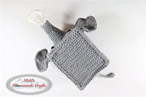 Tissue Box Cover CROCHET PATTERN Crochet Elephant Pattern - Etsy