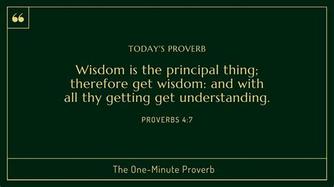 Wisdom Is The Principal Thing Proverbs Bible Proverbs Explained