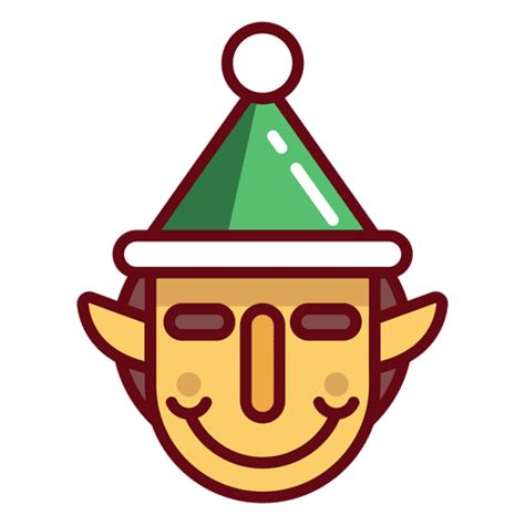 Christmas Elf Face PNG & SVG Design For T-Shirts