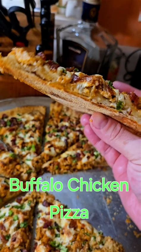 Buffalo Chicken Pizza Rthehighchef