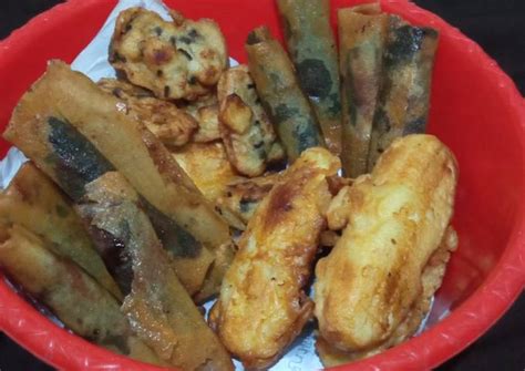 Resep Aneka gorengan pisang (piscok,bakwan pisang,pisang goreng tepung) oleh Anisa - Cookpad