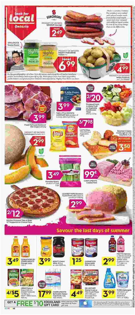 Foodland Ontario Flyer On August 29 September 4 2019