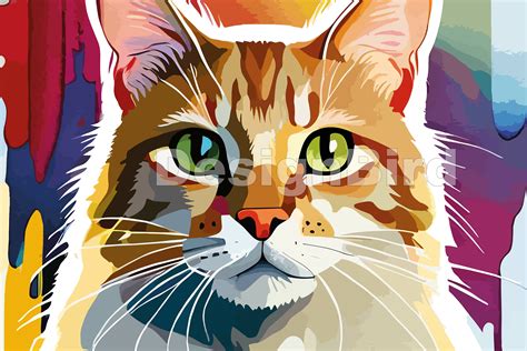 Cat Watercolor Illustration Graphic by Designbird · Creative Fabrica