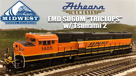 Athearn Genesis SD60M "TRICLOPS" Now Available - YouTube