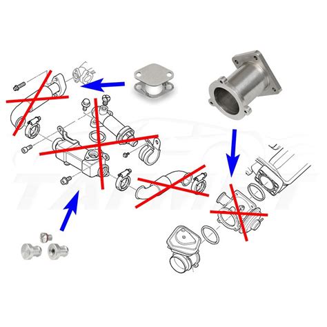 Kit Suppression Vanne Egr Refroidisseur Bmw E E E E X X