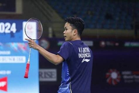 Anthony Ginting Susah Payah Kalahkan Jagoan China Di Babak Awal French