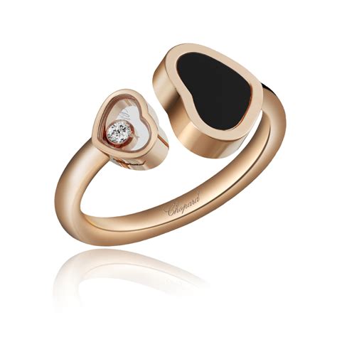 Chopard Happy Hearts Ring Mit Onyx Modell Kaufen Juwelier