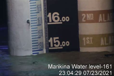 Marikina Water Level Marikina Families In Evacuation Centers Now K