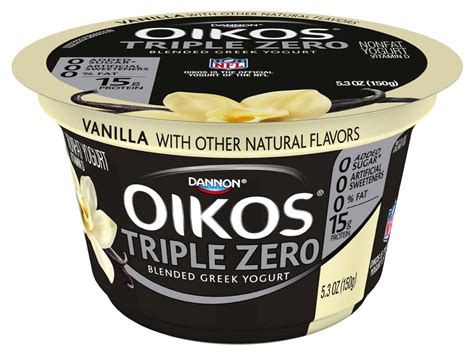 Oikos Yogurt Triple Zero Nutrition Label | Besto Blog