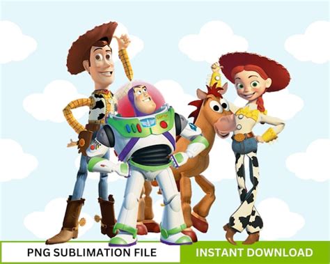 Toy Story Characters SVG, Woody SVG, Buzz Lightyear Toy, 47% OFF