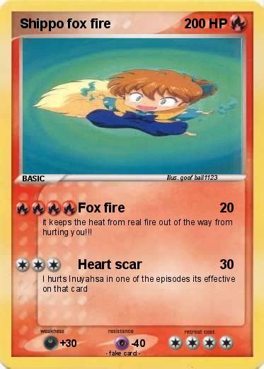 Pokémon Shippo fox fire - Fox fire - My Pokemon Card