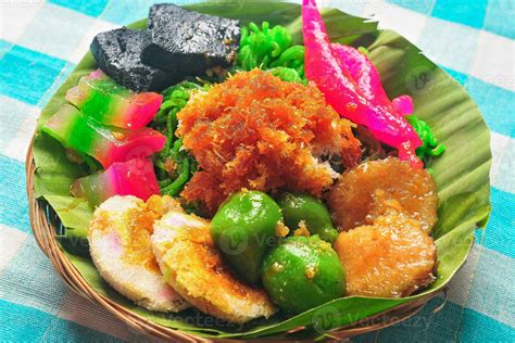 Jajan Pasar Are Traditional Indonesian Javanese Food Which Is Colorful